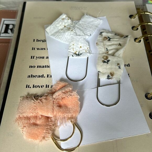Clips for journaling NwT bundle of 3 - Picture 1 of 7